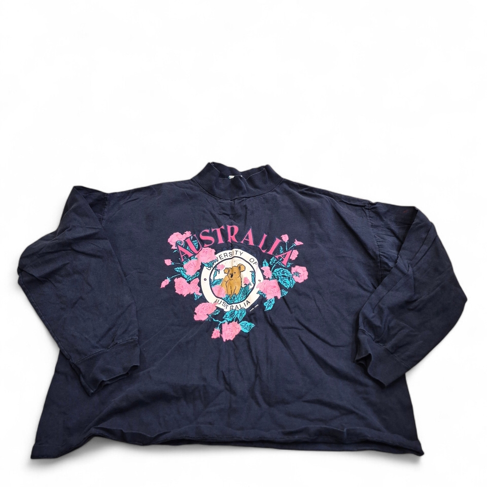 Vintage University Of Australia Sweatshirt By National Screenprint Size OSFA